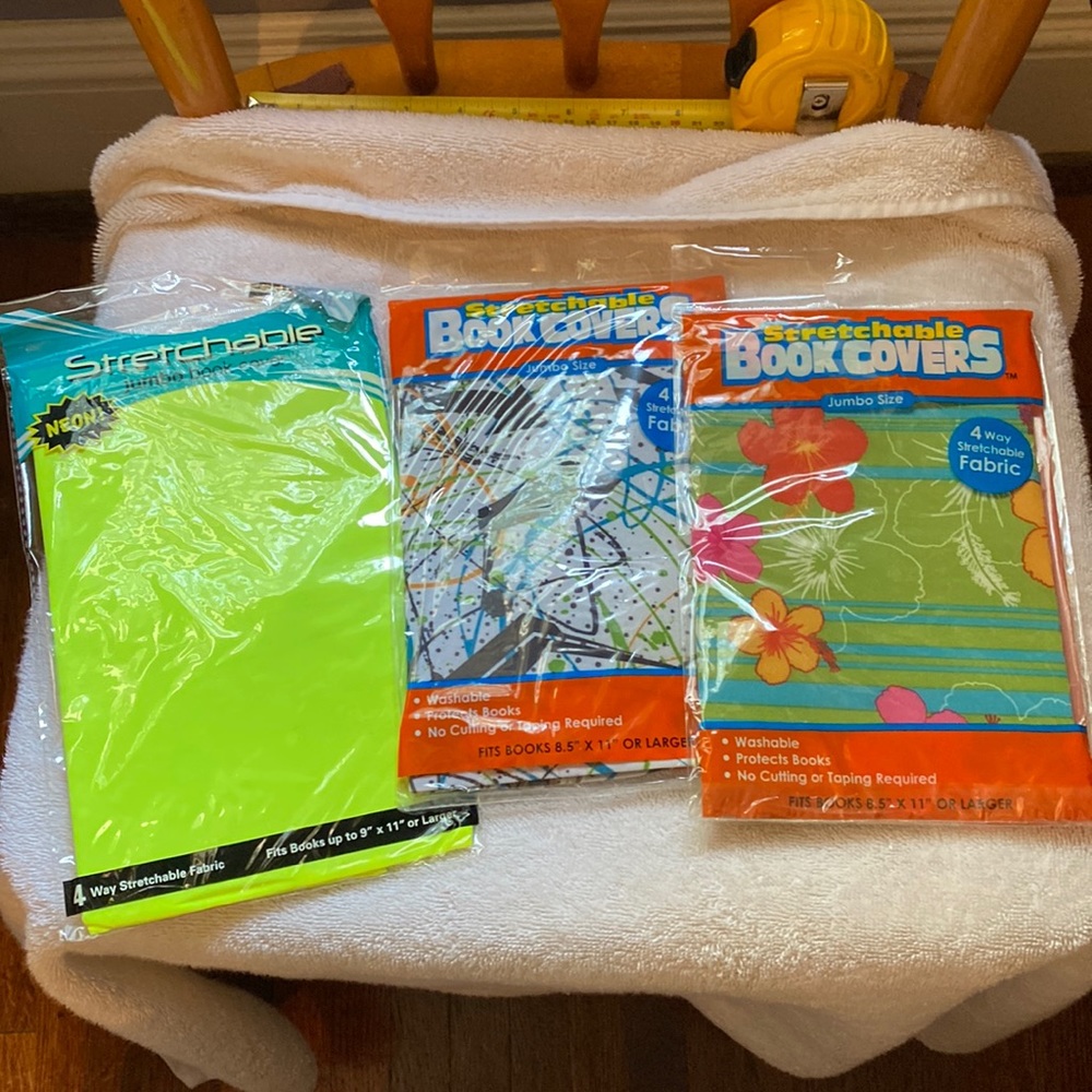 Book covers new 9x11” - 1; 8,5x11” - 2. New